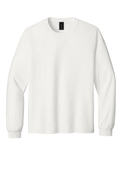 Bella+Canvas Unisex Heavyweight Garment-Dyed Long Sleeve Tee BC4851GD Vintage White