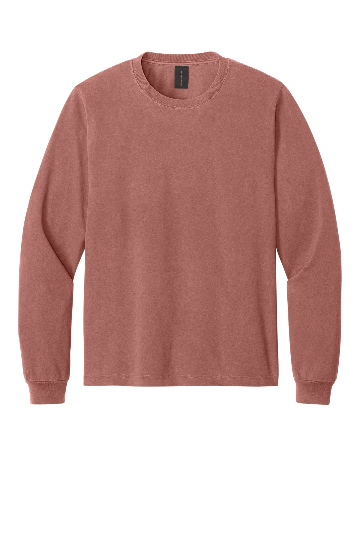 Bella+Canvas Unisex Heavyweight Garment-Dyed Long Sleeve Tee BC4851GD Washed Chestnut