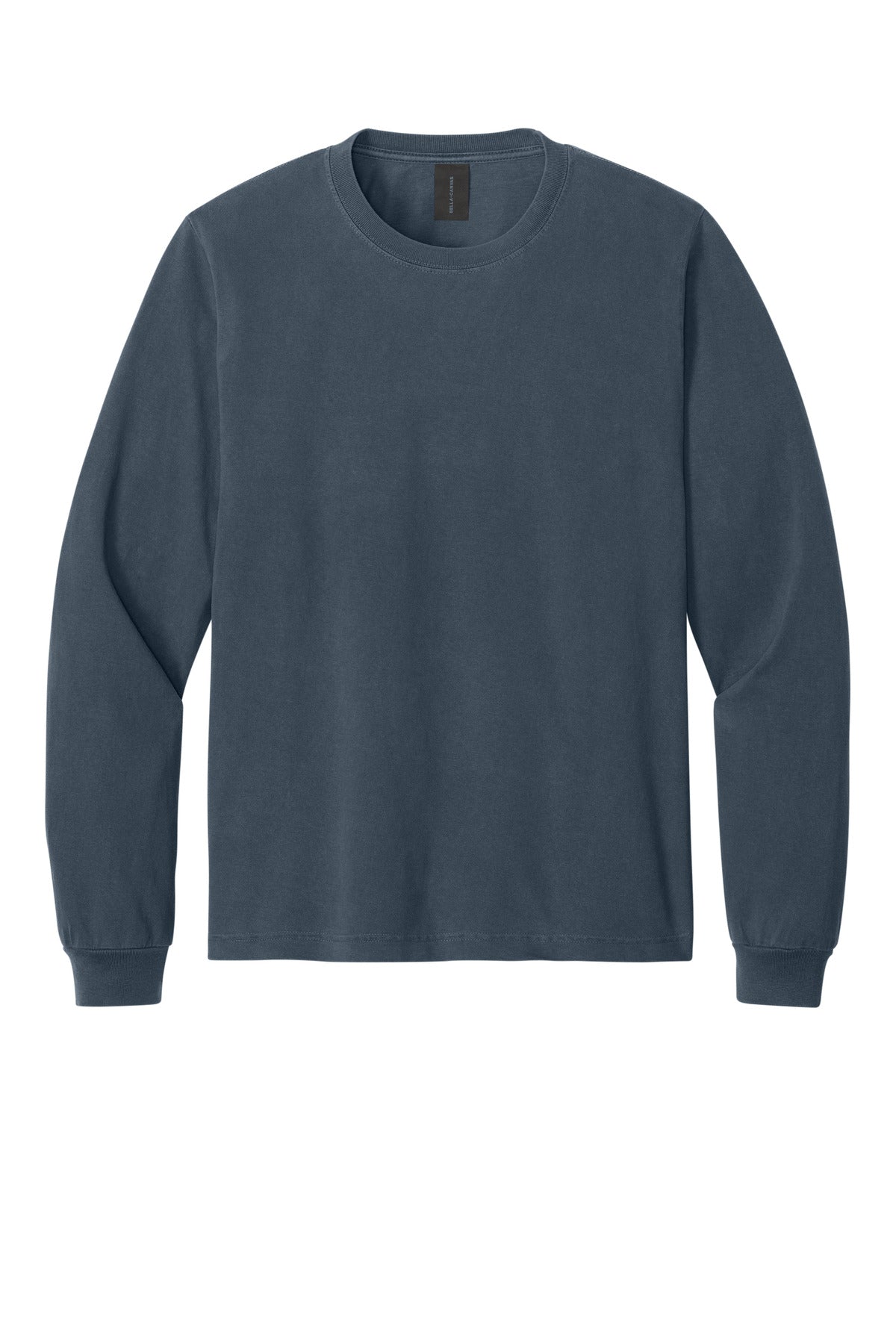Bella+Canvas Unisex Heavyweight Garment-Dyed Long Sleeve Tee BC4851GD Washed Navy