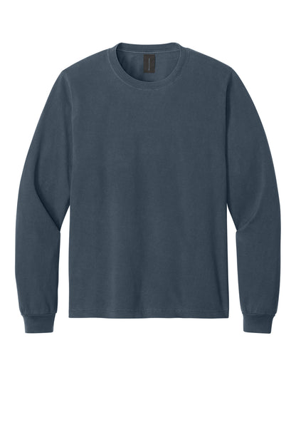 Bella+Canvas Unisex Heavyweight Garment-Dyed Long Sleeve Tee BC4851GD Washed Navy