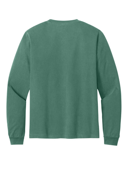 Bella+Canvas Unisex Heavyweight Garment-Dyed Long Sleeve Tee BC4851GD Washed Pine