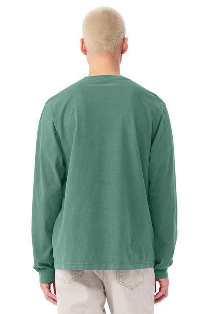 Bella+Canvas Unisex Heavyweight Garment-Dyed Long Sleeve Tee BC4851GD Washed Pine