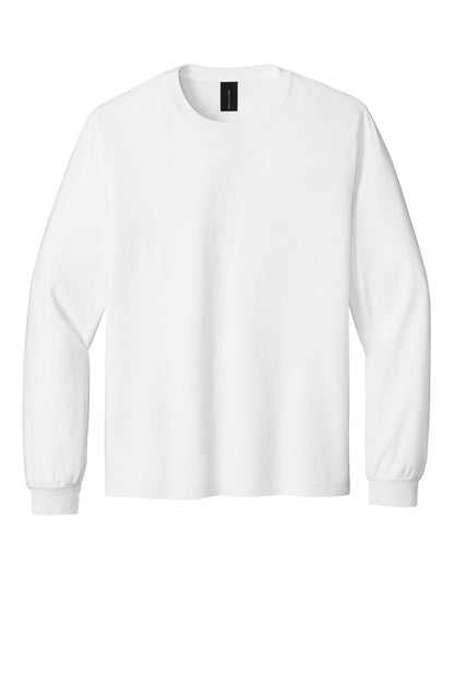 Bella+Canvas Unisex Heavyweight Garment-Dyed Long Sleeve Tee BC4851GD White