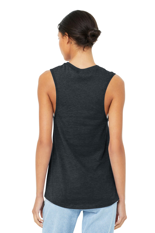 BELLA+CANVAS  Women's Jersey Muscle Tank. BC6003 Dark Grey Heather