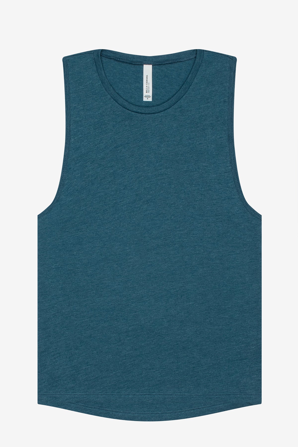 BELLA+CANVAS Women's Jersey Muscle Tank. BC6003 Heather Deep Teal