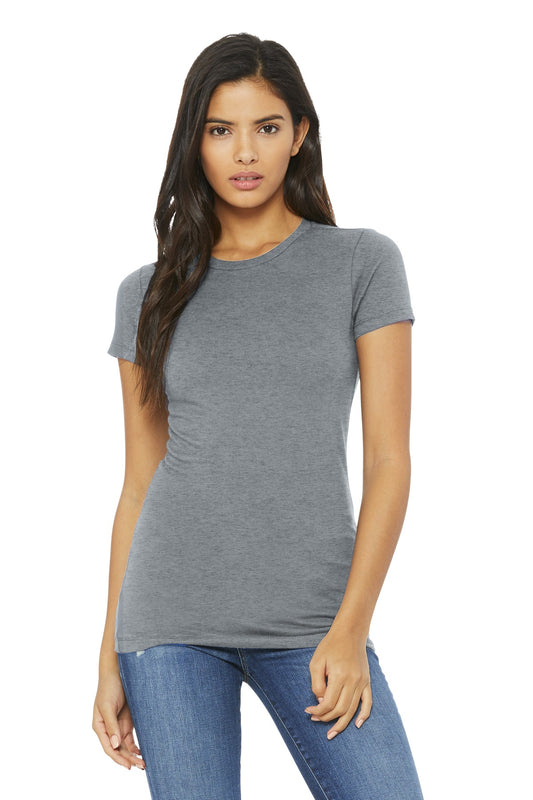 BELLA+CANVAS  Women's Slim Fit Tee. BC6004 Athletic Heather