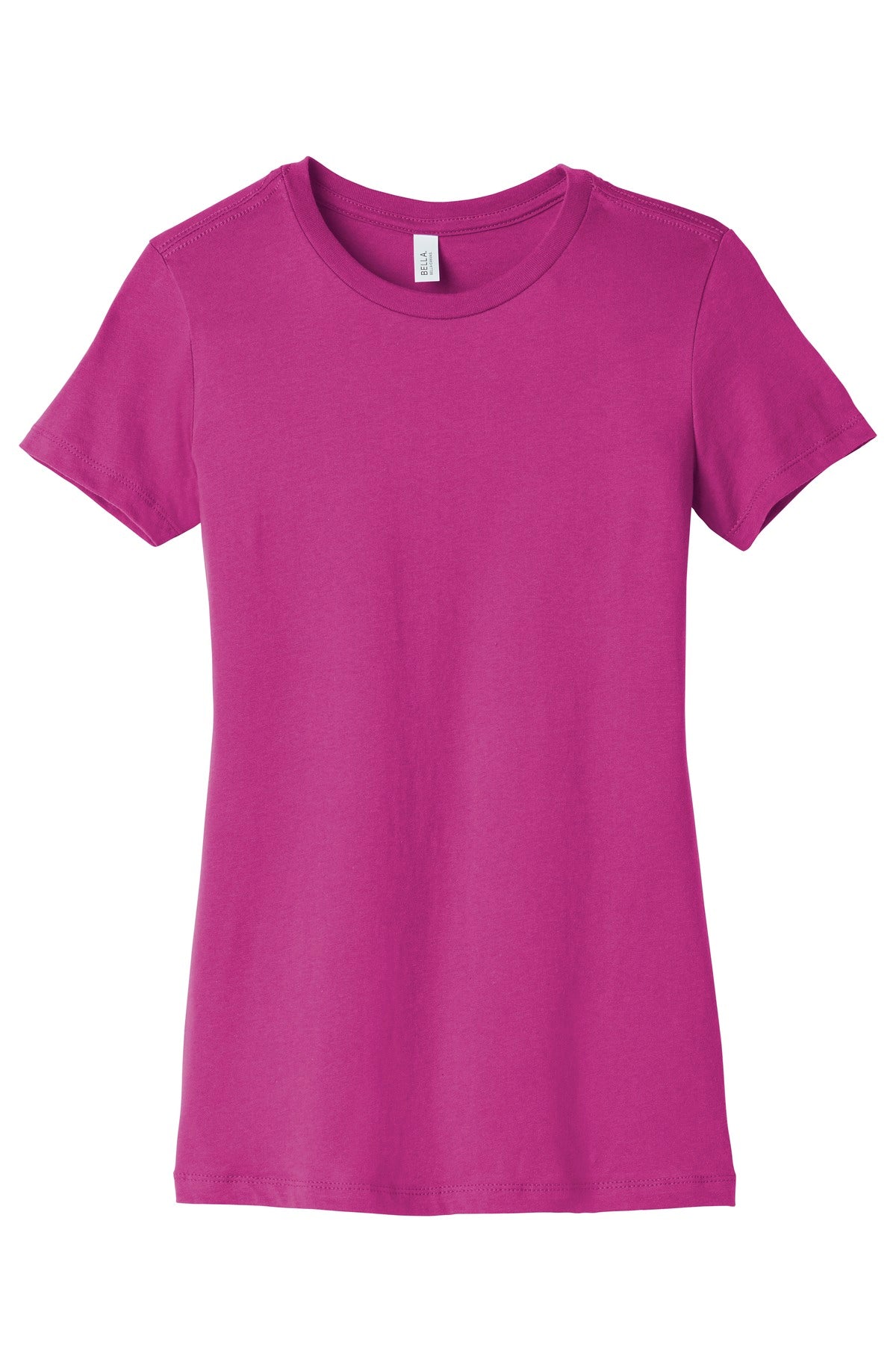 BELLA+CANVAS  Women's Slim Fit Tee. BC6004 Berry