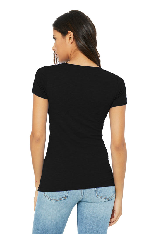 BELLA+CANVAS  Women's Slim Fit Tee. BC6004 Black