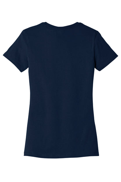 BELLA+CANVAS  Women's Slim Fit Tee. BC6004 Navy