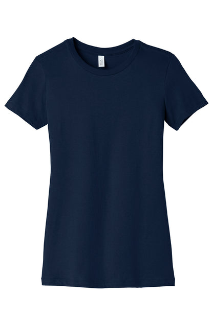 BELLA+CANVAS  Women's Slim Fit Tee. BC6004 Navy
