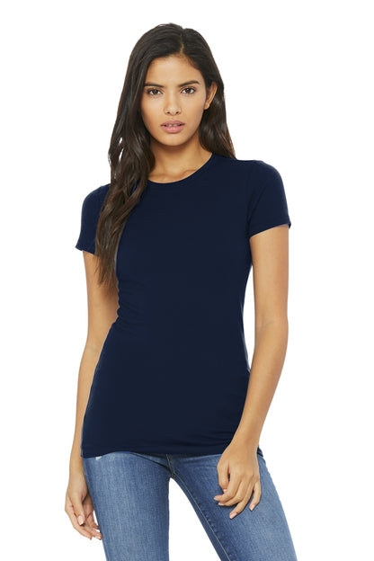 BELLA+CANVAS  Women's Slim Fit Tee. BC6004 Navy