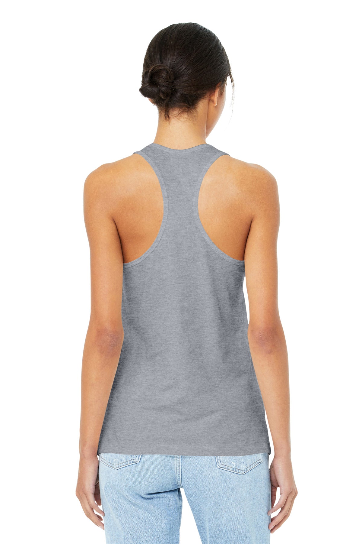 Bella+Canvas Women's Jersey Racerback Tank BC6008 Athletic Heather