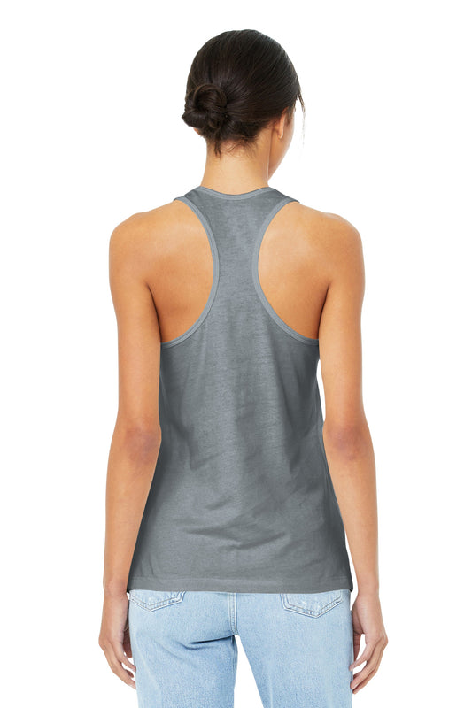 BELLA+CANVAS  Women's Jersey Racerback Tank. BC6008 Athletic Heather