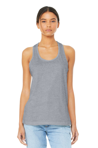 Bella+Canvas Women's Jersey Racerback Tank BC6008 Athletic Heather