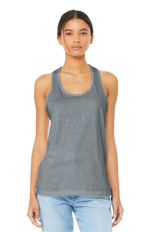 BELLA+CANVAS  Women's Jersey Racerback Tank. BC6008 Athletic Heather