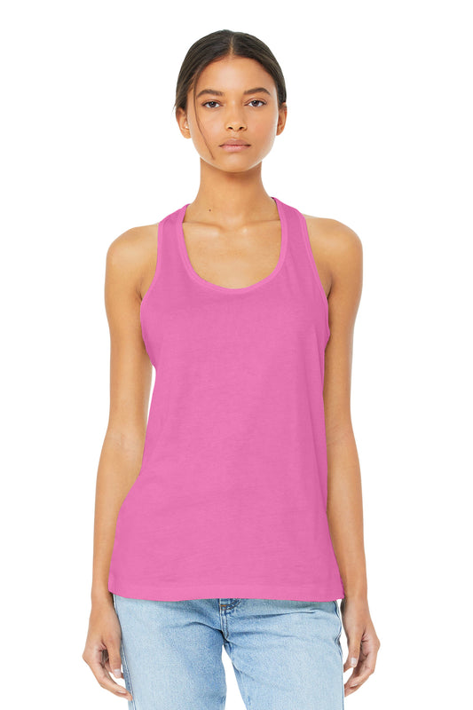 Bella+Canvas Women's Jersey Racerback Tank BC6008 Charity Pink