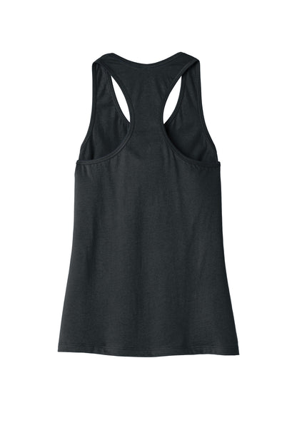 BELLA+CANVAS  Women's Jersey Racerback Tank. BC6008 Dark Grey Heather