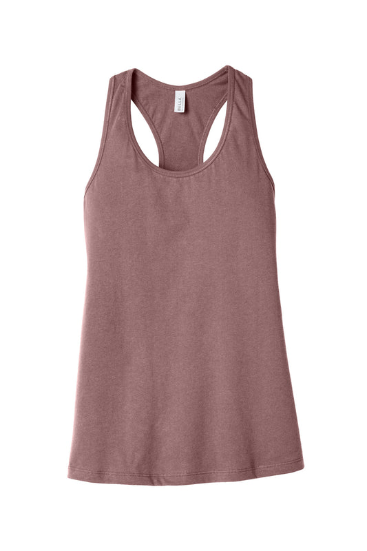 BELLA+CANVAS  Women's Jersey Racerback Tank. BC6008 Heather Mauve