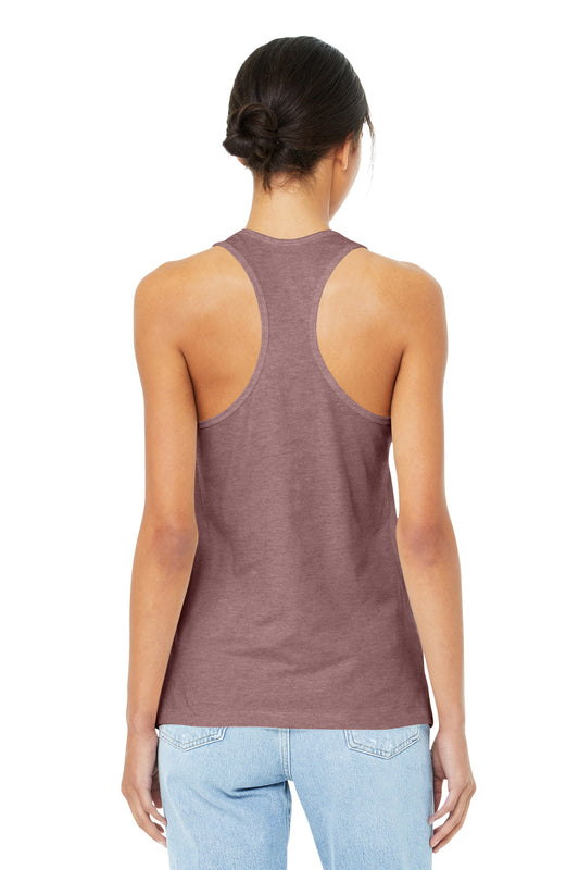 Bella+Canvas Women's Jersey Racerback Tank BC6008 Heather Mauve