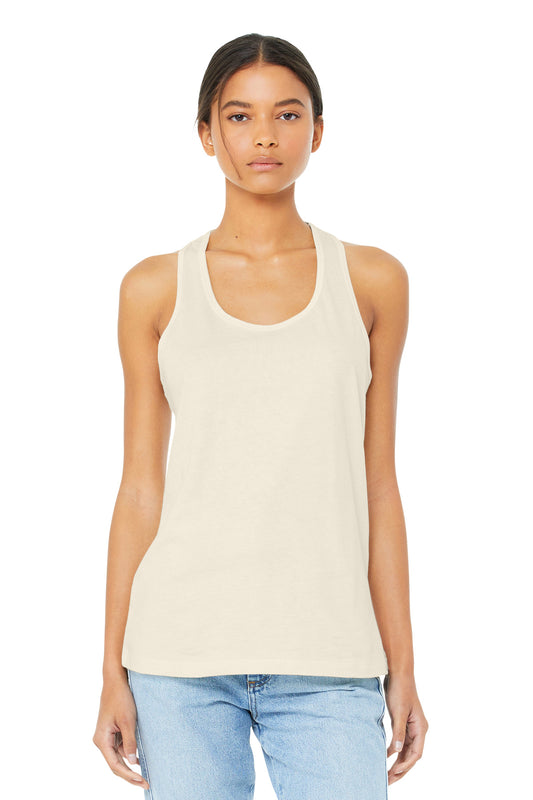 Bella+Canvas Women's Jersey Racerback Tank BC6008 Natural