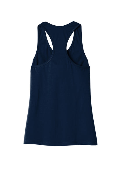 BELLA+CANVAS  Women's Jersey Racerback Tank. BC6008 Navy