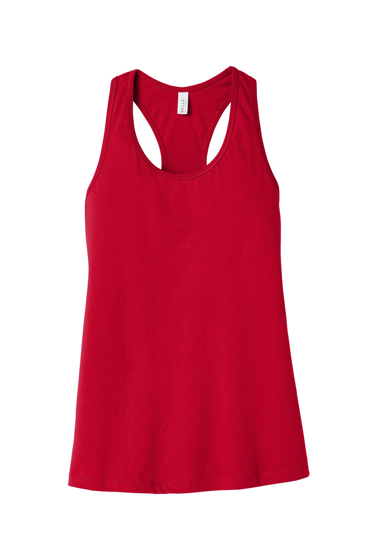 BELLA+CANVAS  Women's Jersey Racerback Tank. BC6008 Red