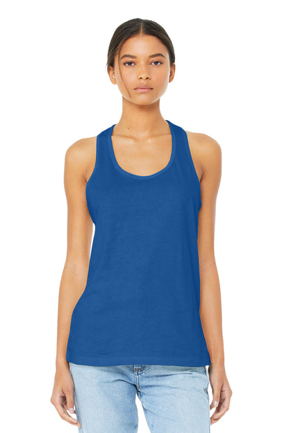 Bella+Canvas Women's Jersey Racerback Tank BC6008 True Royal