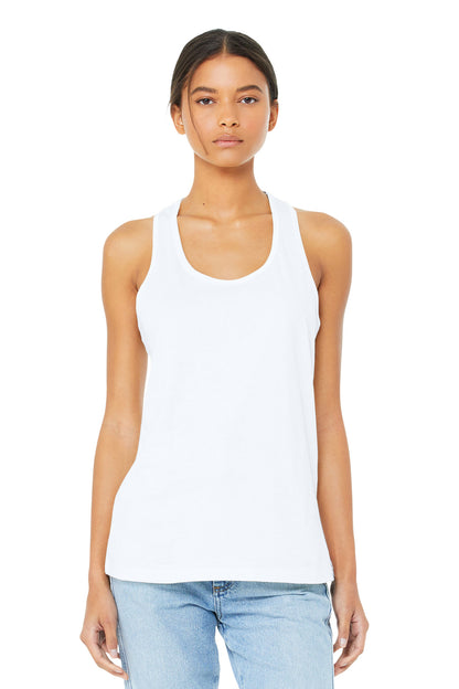 Bella+Canvas Women's Jersey Racerback Tank BC6008 White