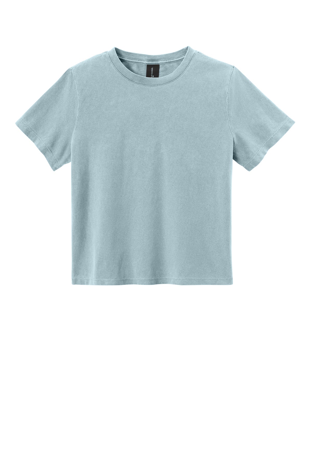 BELLA+CANVAS Women's Heavyweight Garment-Dyed Tee BC6110GD Light Washed Denim