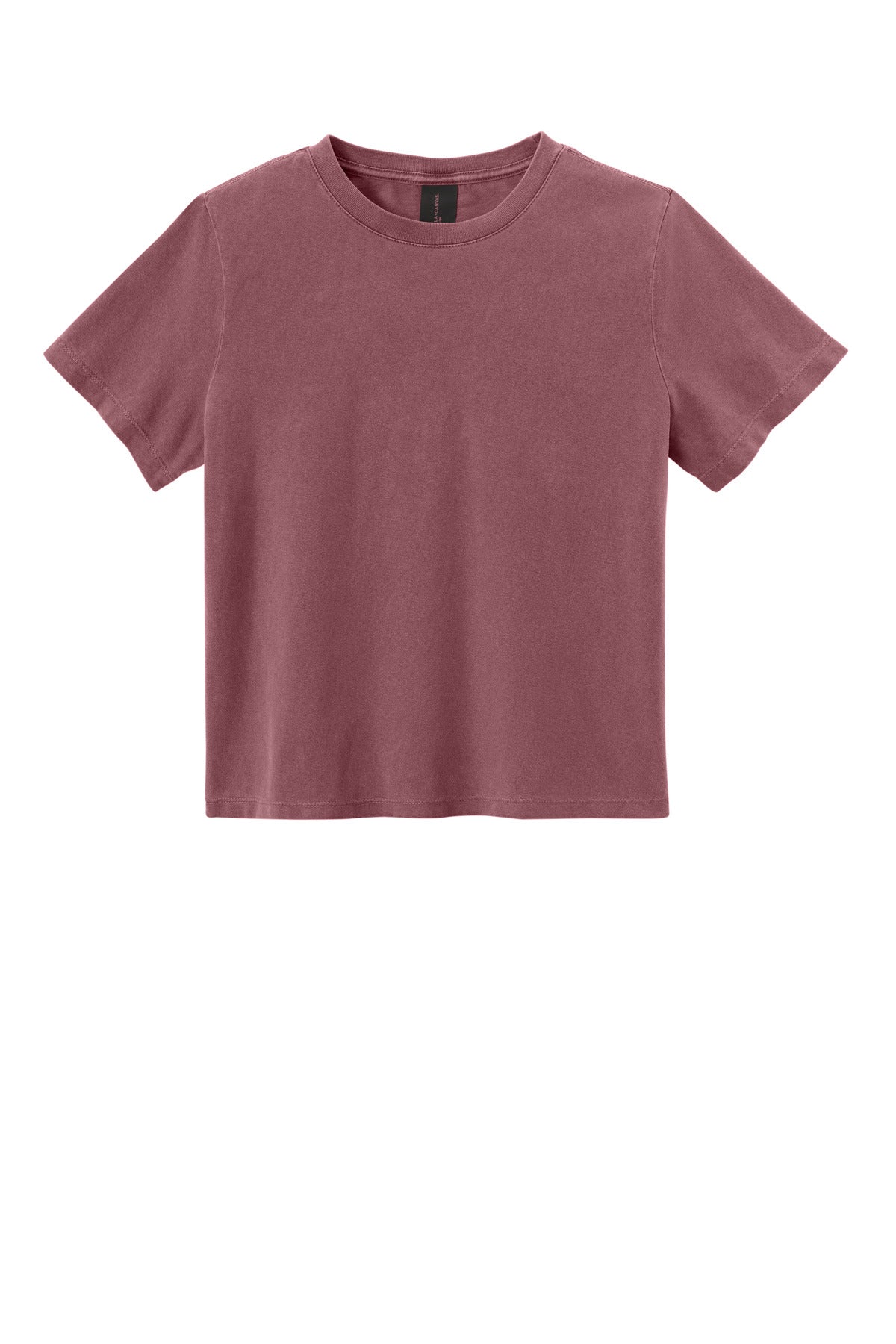 BELLA+CANVAS Women's Heavyweight Garment-Dyed Tee BC6110GD Washed Maroon