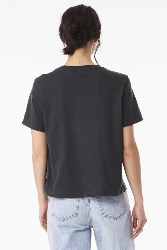 Bella+Canvas Women's 6-Ounce Heavyweight Tee BC6110 Dark Grey