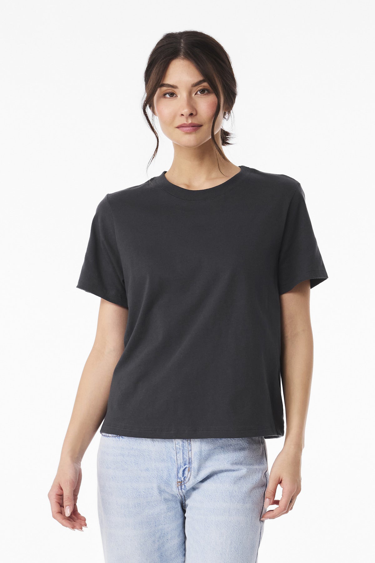 Bella+Canvas Women's 6-Ounce Heavyweight Tee BC6110 Dark Grey