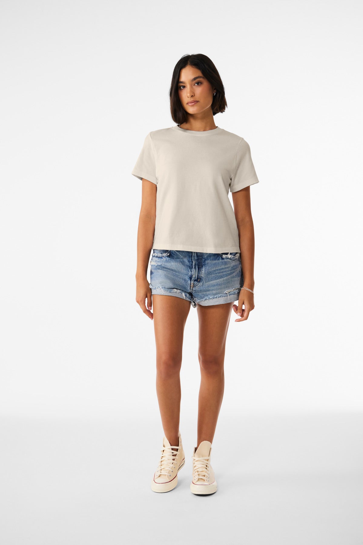 BELLA+CANVAS Women's 6-Ounce Heavyweight Tee BC6110 Dust