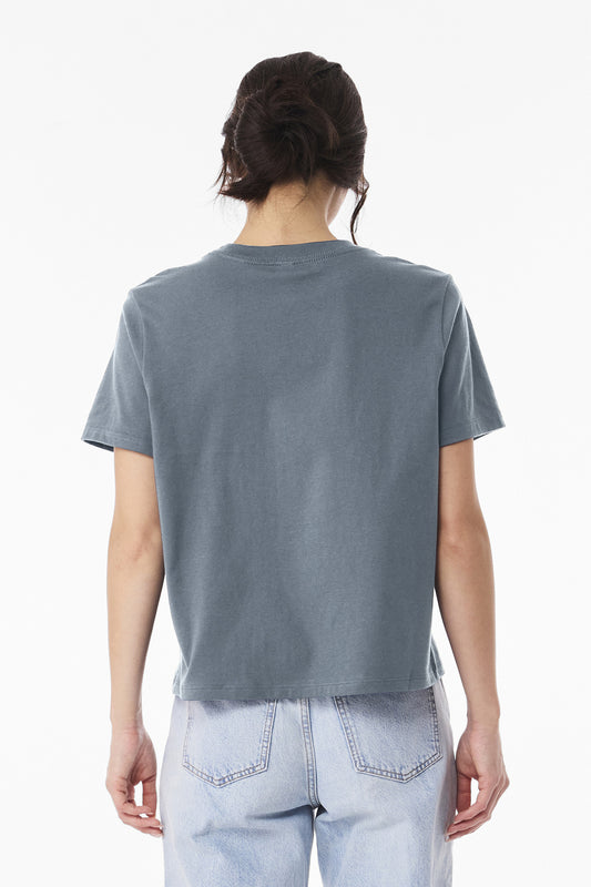 Bella+Canvas Women's 6-Ounce Heavyweight Tee BC6110 Vintage Denim