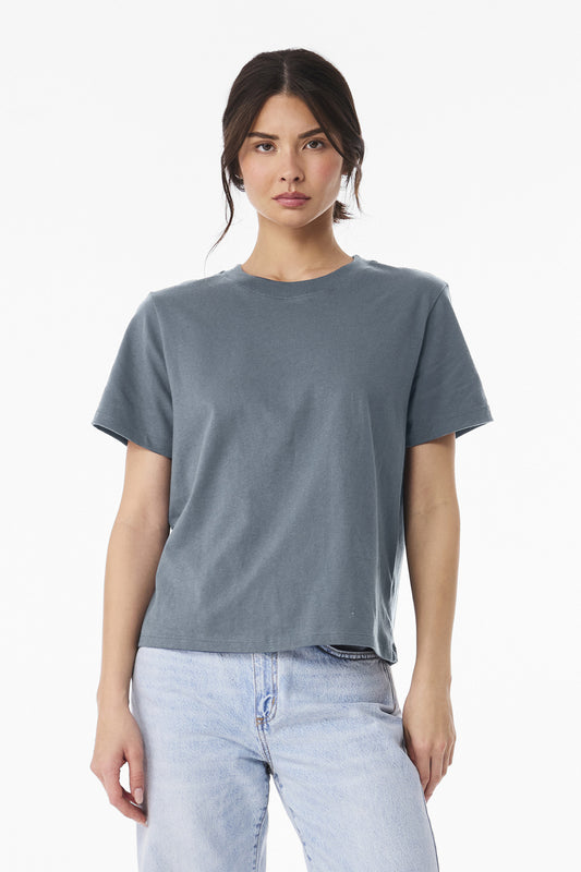 Bella+Canvas Women's 6-Ounce Heavyweight Tee BC6110 Vintage Denim