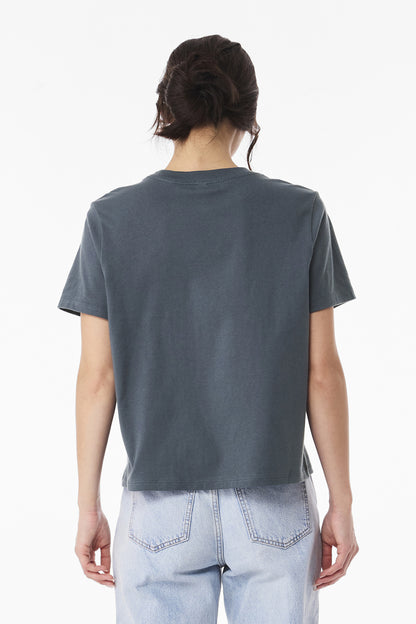 Bella+Canvas Women's 6-Ounce Heavyweight Tee BC6110 Vintage Navy