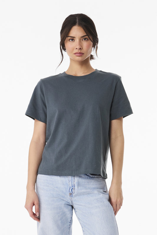 Bella+Canvas Women's 6-Ounce Heavyweight Tee BC6110 Vintage Navy