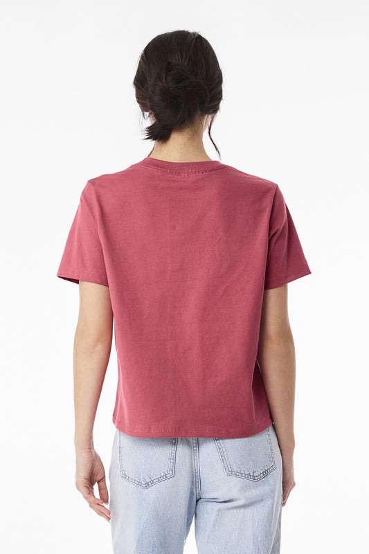 Bella+Canvas Women's 6-Ounce Heavyweight Tee BC6110 Vintage Red