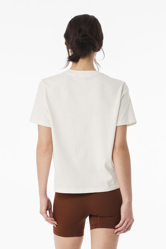 Bella+Canvas Women's 6-Ounce Heavyweight Tee BC6110 Vintage White