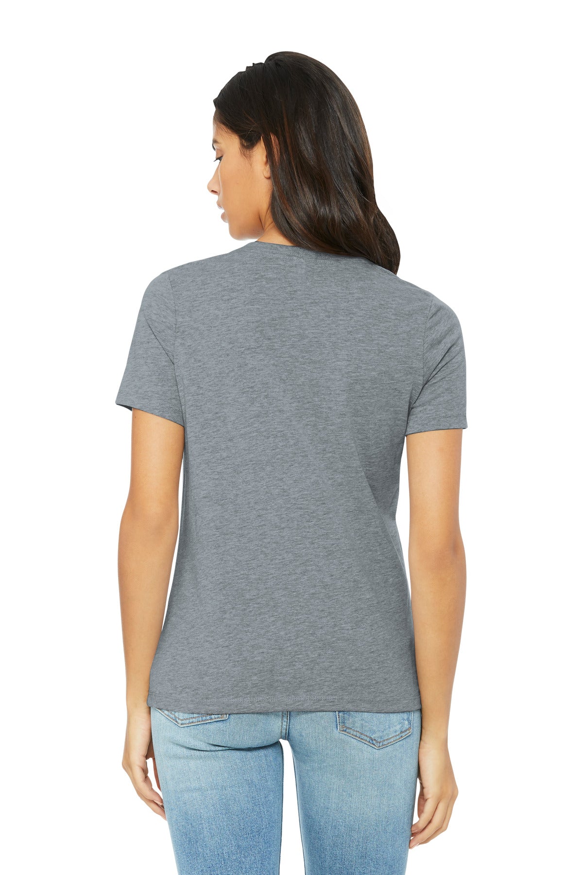 Bella+Canvas Women's Relaxed CVC Tee BC6400CVC Athletic Heather