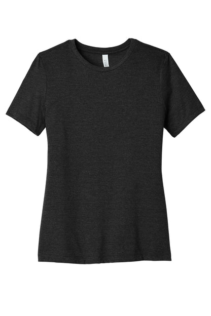 BELLA+CANVAS Women's Relaxed CVC Tee BC6400CVC Black Heather