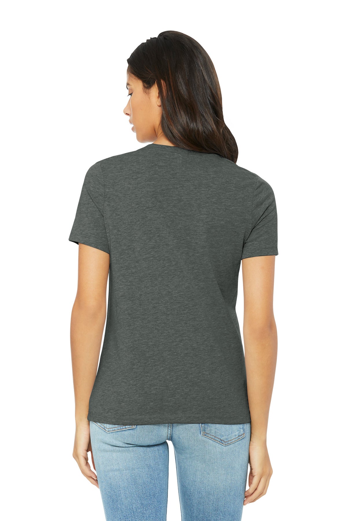 Bella+Canvas Women's Relaxed CVC Tee BC6400CVC Deep Heather