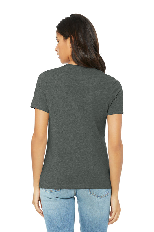 Bella+Canvas Women's Relaxed CVC Tee BC6400CVC Deep Heather