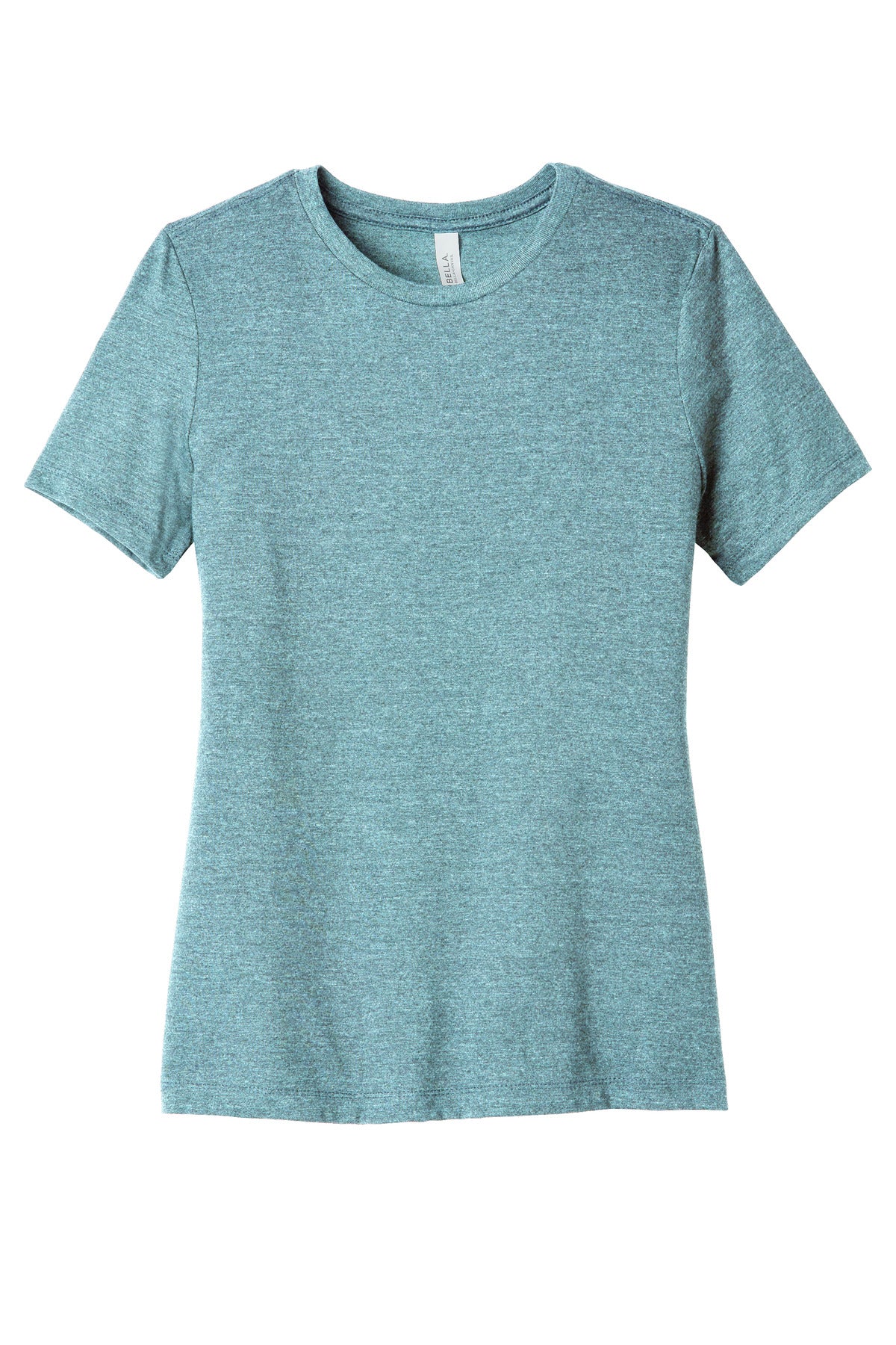 Bella+Canvas Women's Relaxed CVC Tee BC6400CVC Heather Blue Lagoon