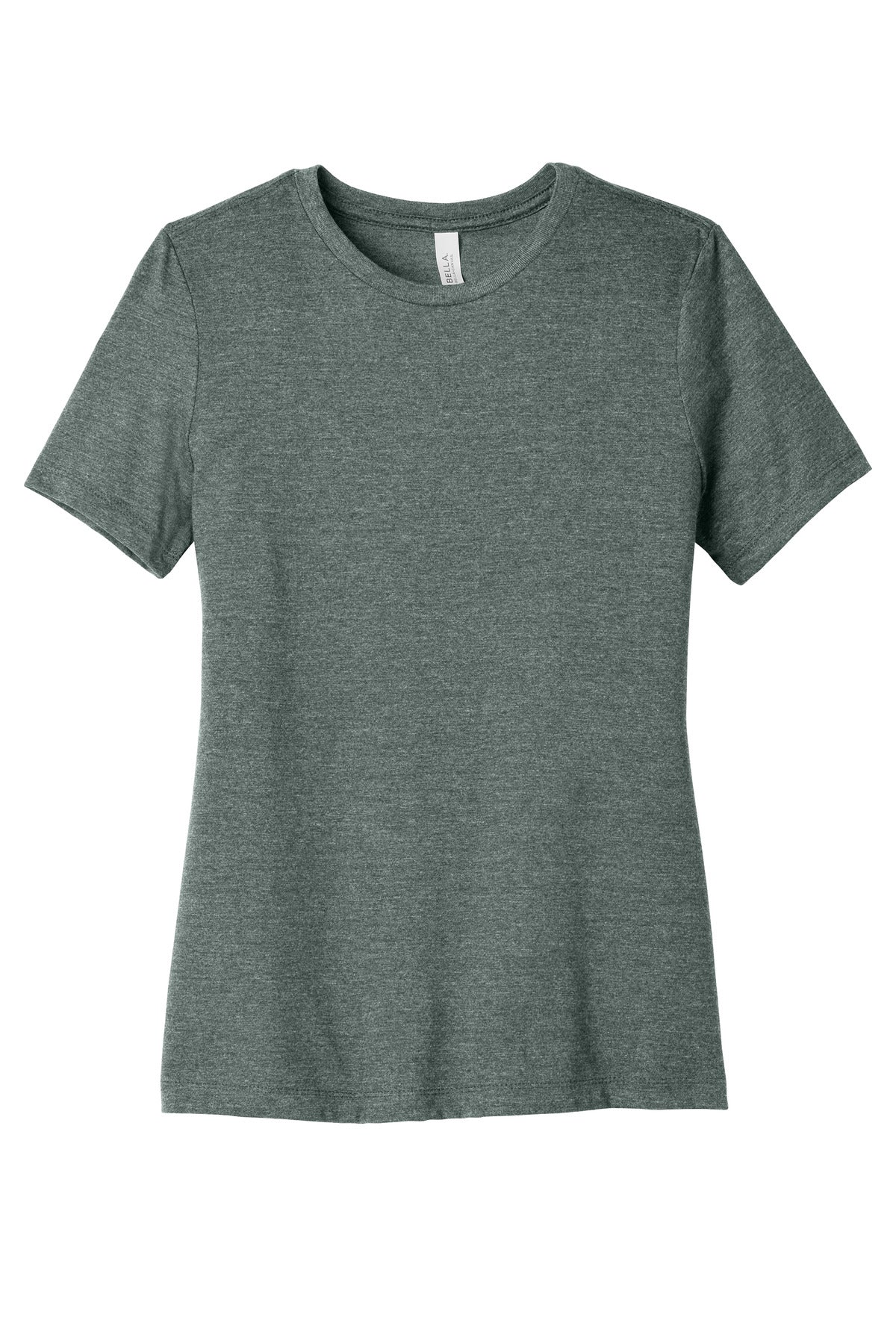 Bella+Canvas Women's Relaxed CVC Tee BC6400CVC Heather Blue Storm