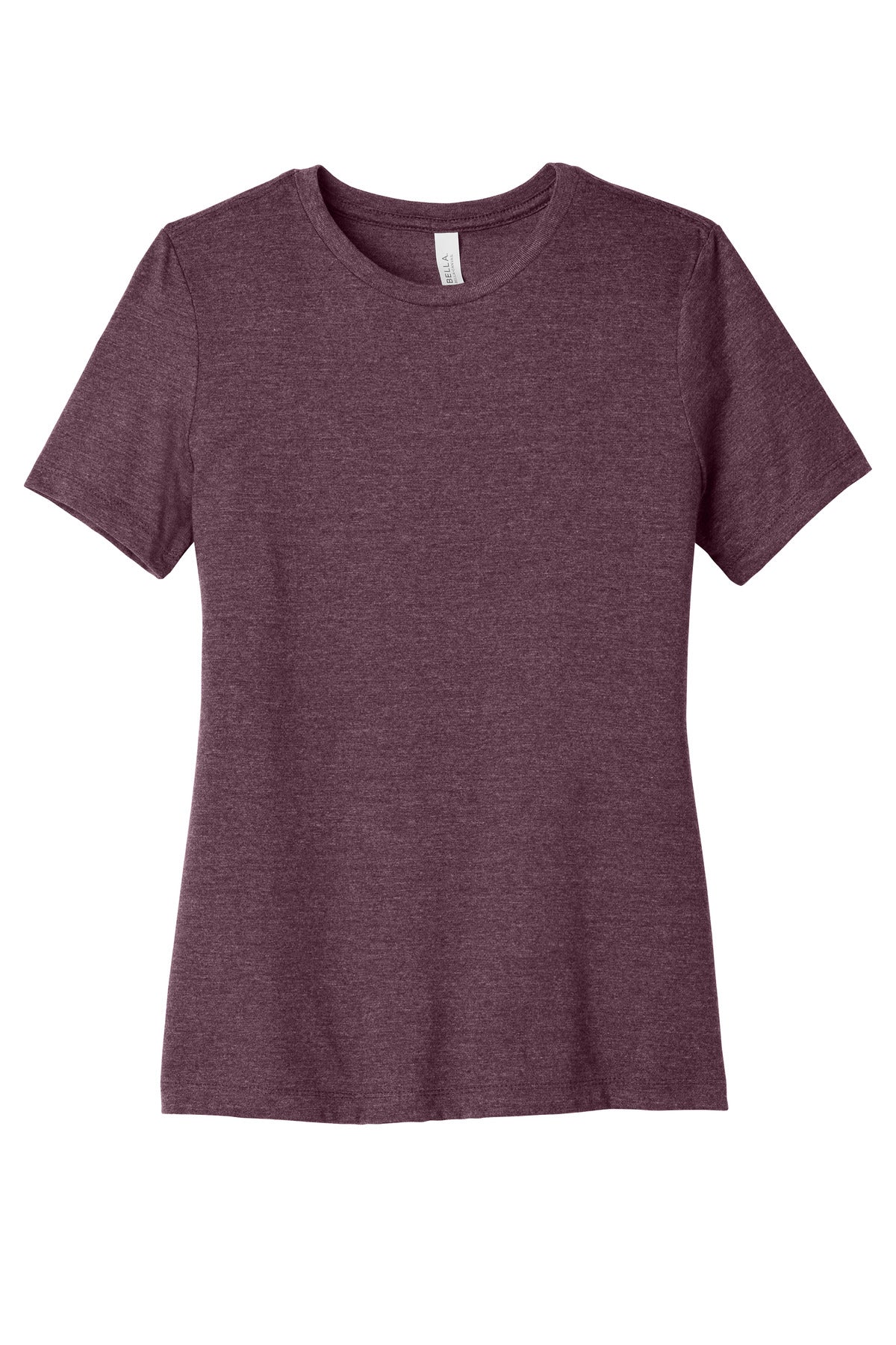 Bella+Canvas Women's Relaxed CVC Tee BC6400CVC Heather Maroon