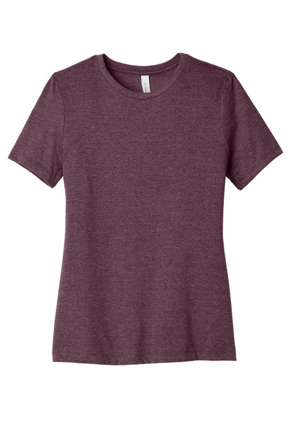 Bella+Canvas Women's Relaxed CVC Tee BC6400CVC Heather Maroon