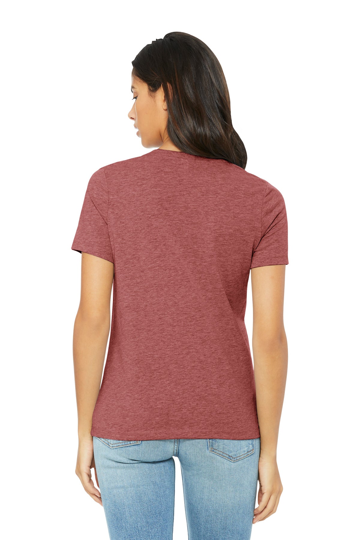 Bella+Canvas Women's Relaxed CVC Tee BC6400CVC Heather Mauve