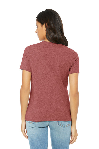 Bella+Canvas Women's Relaxed CVC Tee BC6400CVC Heather Mauve