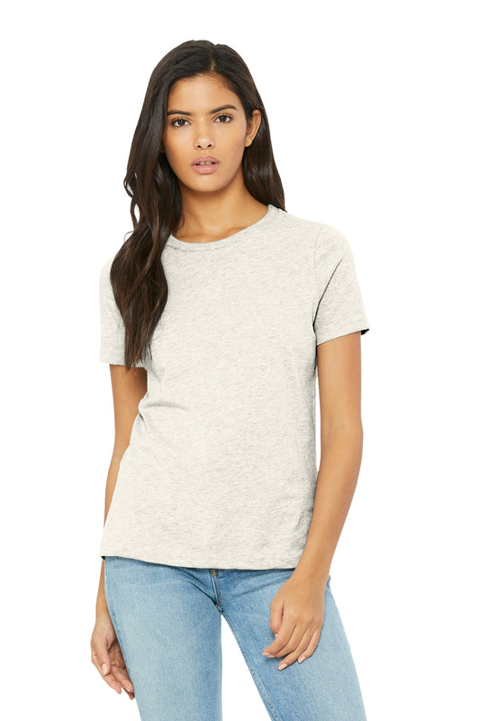 Bella+Canvas Women's Relaxed CVC Tee BC6400CVC Heather Natural